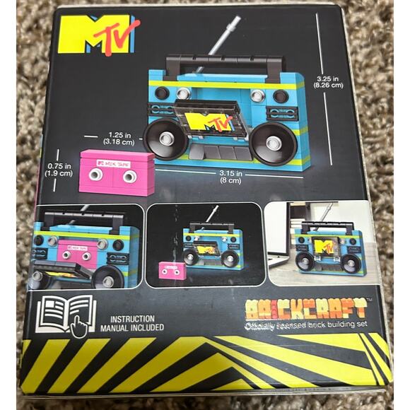 Brick Craft MTV Boom Box Building Set (NEW) - Picture 2 of 2